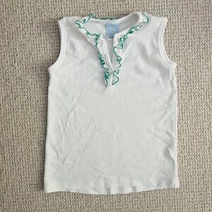 Bella Bliss Girls Sleeveless Ruffle Collar Shirt (7)